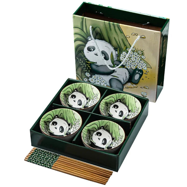 Panda Ceramic Bowls Gift Set-ToShay.org