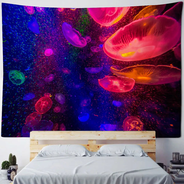 Mushroom Art Tapestry-ToShay.org