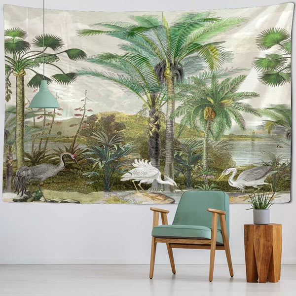 Tropical Plants Tapestry-ToShay.org