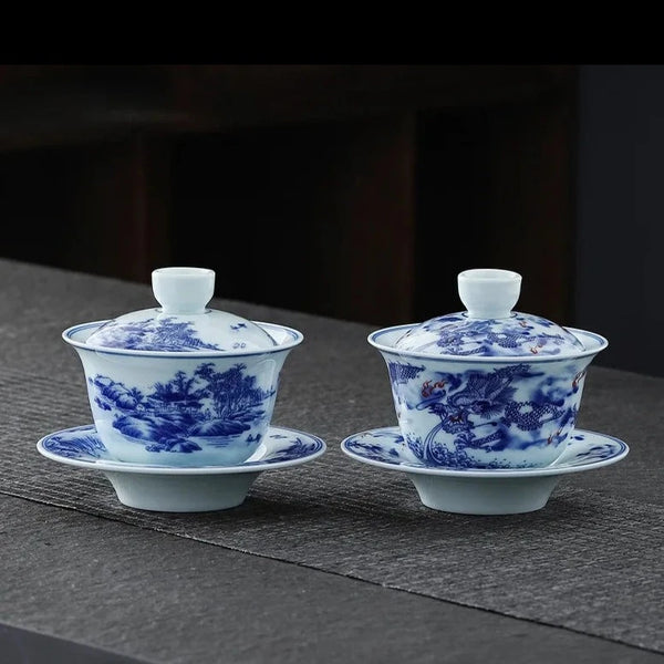 Gaiwan Ceramic Tea Tureen-ToShay.org