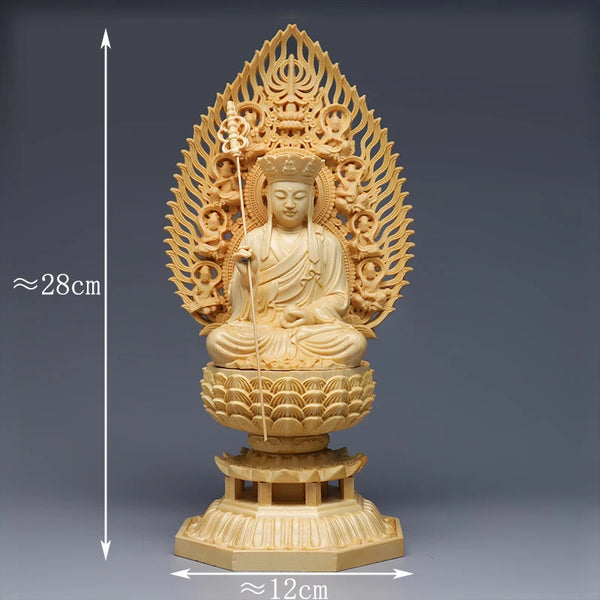 Wood Bodhisattva Statue-ToShay.org