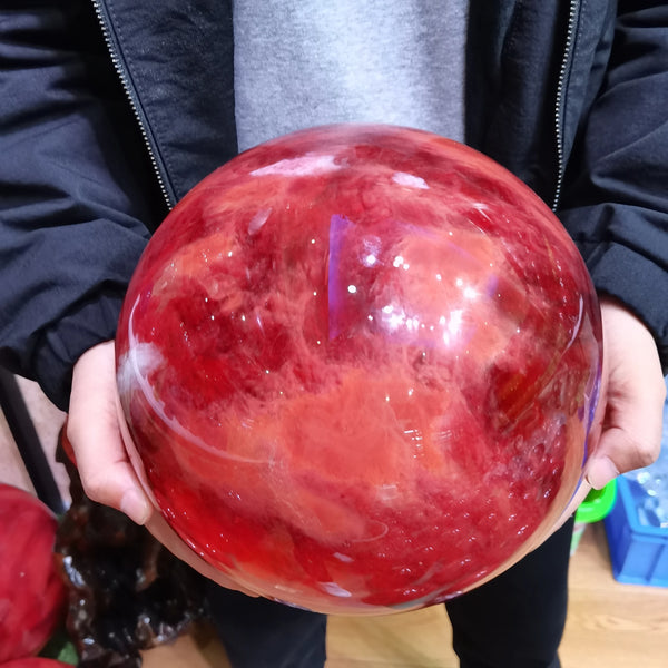 Red Smelting Quartz Ball-ToShay.org