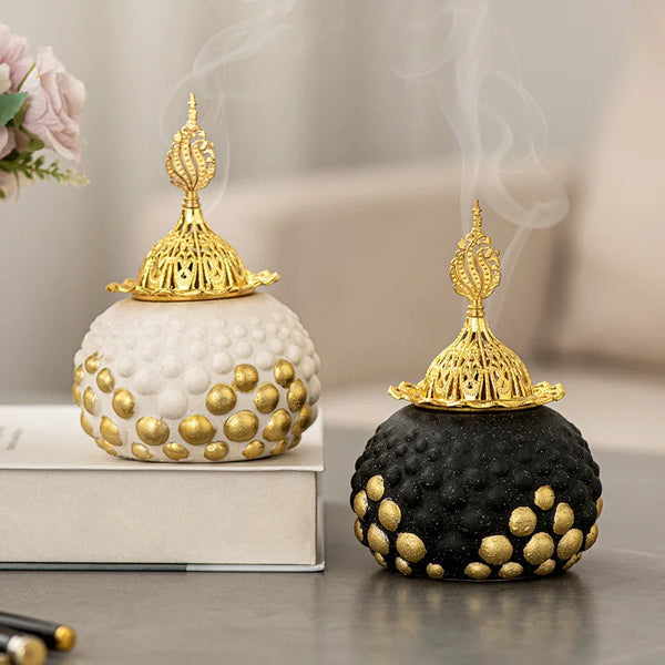 Ceramic Ball Incense Holder-ToShay.org