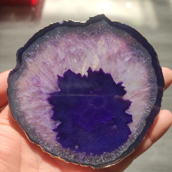 Purple Agate Slices-ToShay.org