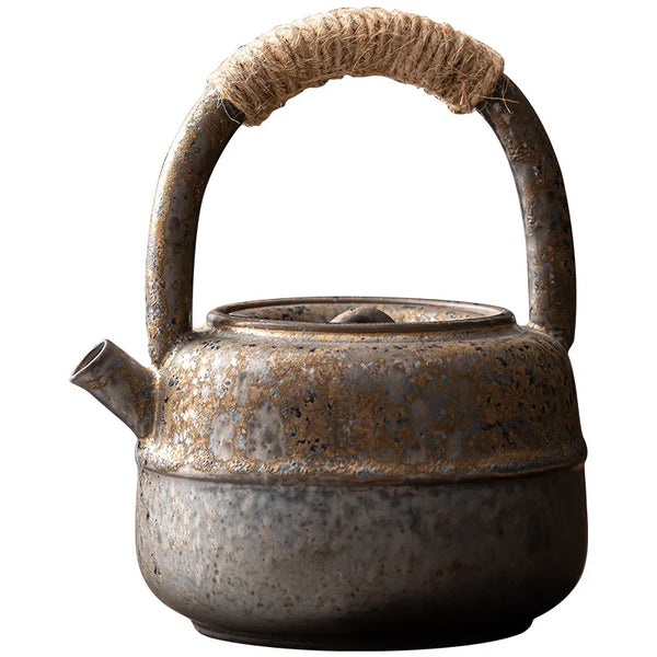 Rust Glaze Ceramic Teapot-ToShay.org