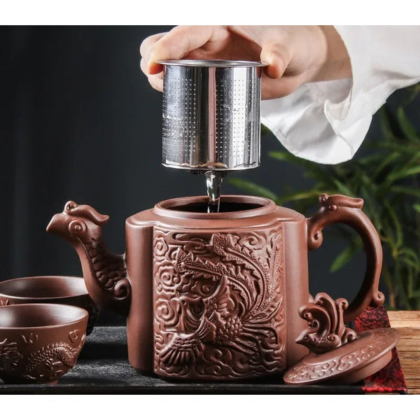 Dragon Clay Teapot-ToShay.org