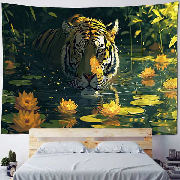 Tiger Art Tapestry-ToShay.org