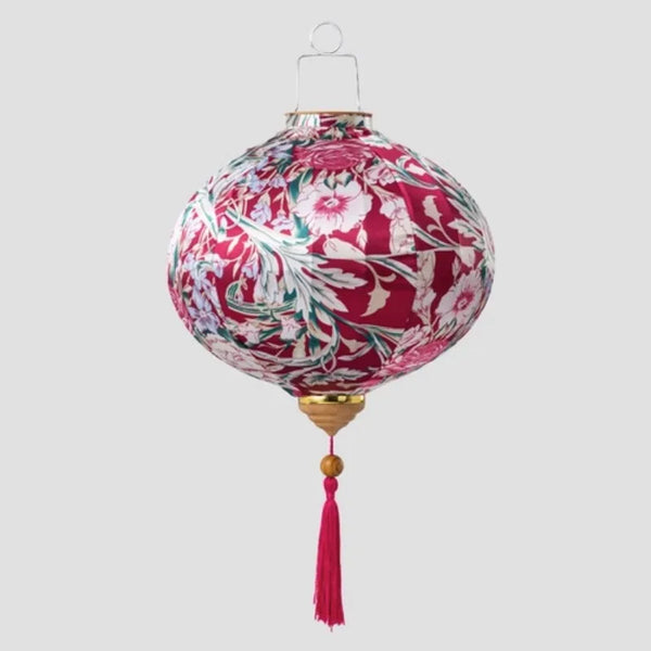 Flower Print Cloth Lantern-ToShay.org