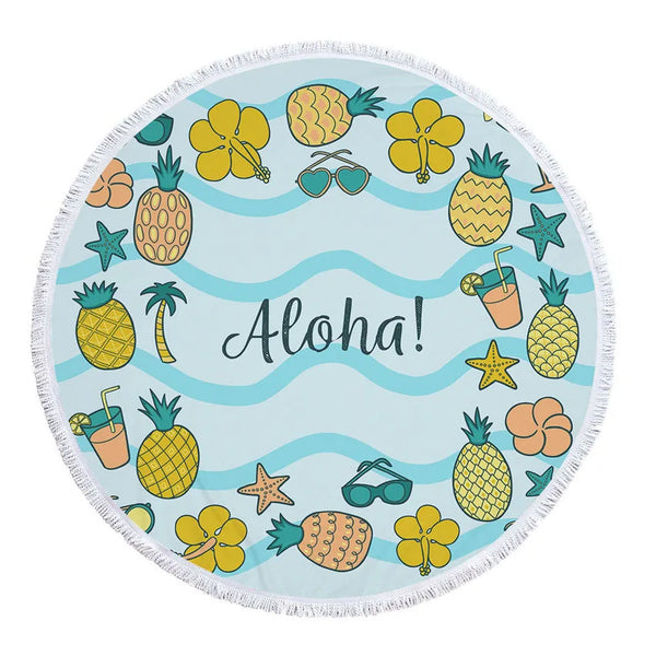 Pineapple Beach Mat-ToShay.org