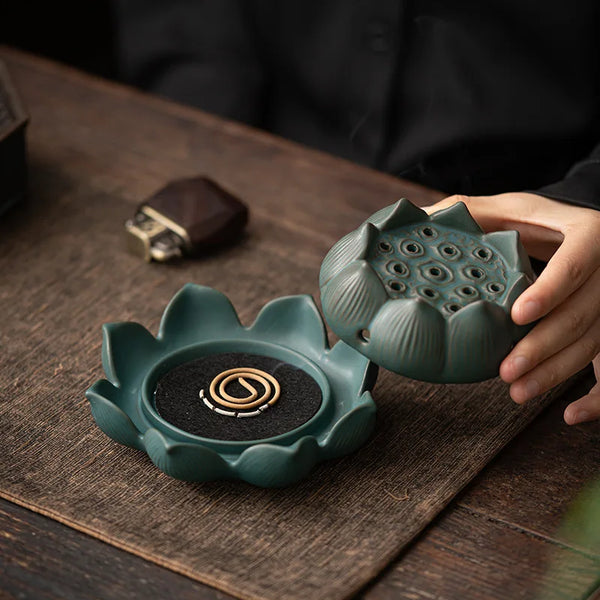 Lotus Incense Burner-ToShay.org