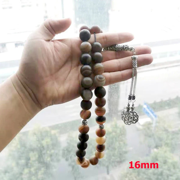 Brown Agate Prayer Beads-ToShay.org