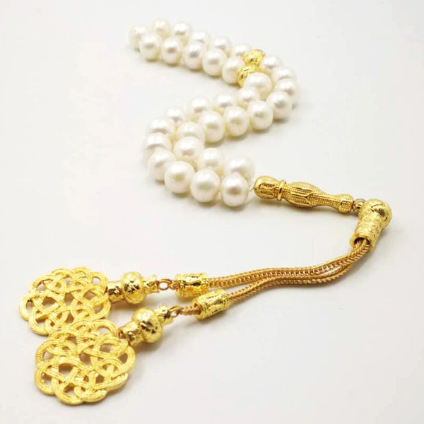 White Pearl Prayer Beads-ToShay.org