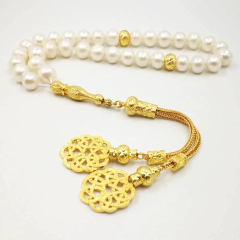 White Pearl Prayer Beads-ToShay.org