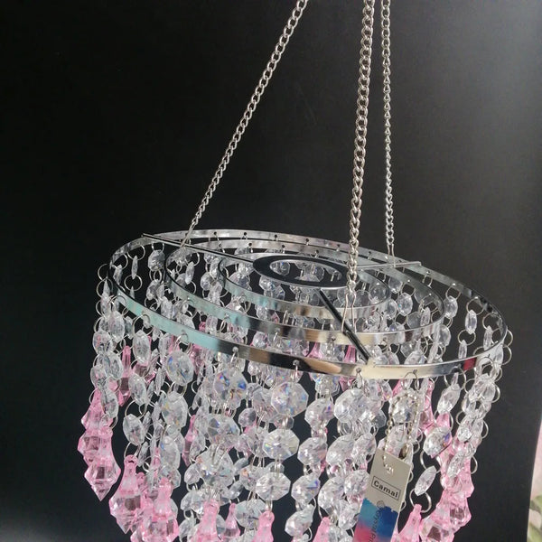 Crystal Bead Chain Chandelier-ToShay.org