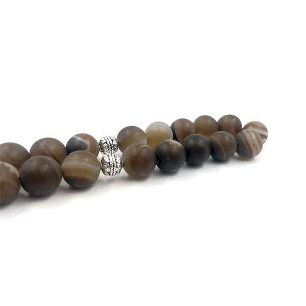 Brown Agate Prayer Beads-ToShay.org