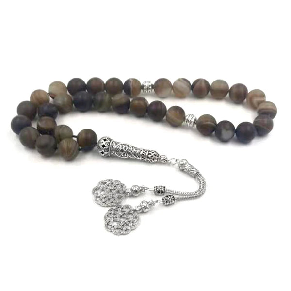 Brown Agate Prayer Beads-ToShay.org