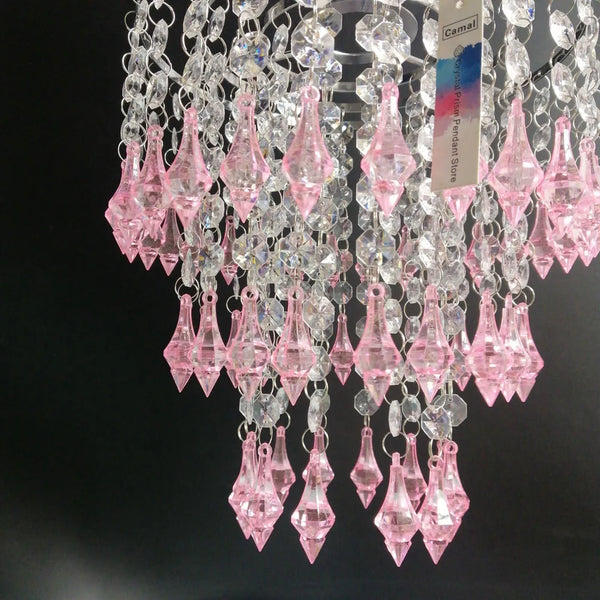 Crystal Bead Chain Chandelier-ToShay.org