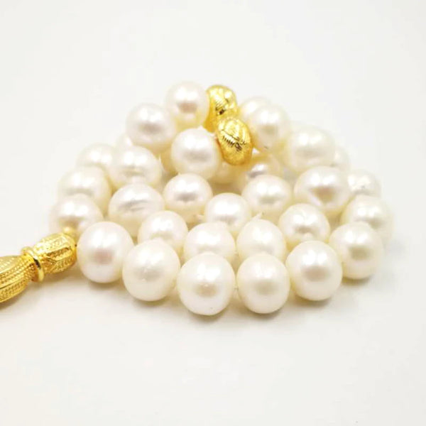 White Pearl Prayer Beads-ToShay.org