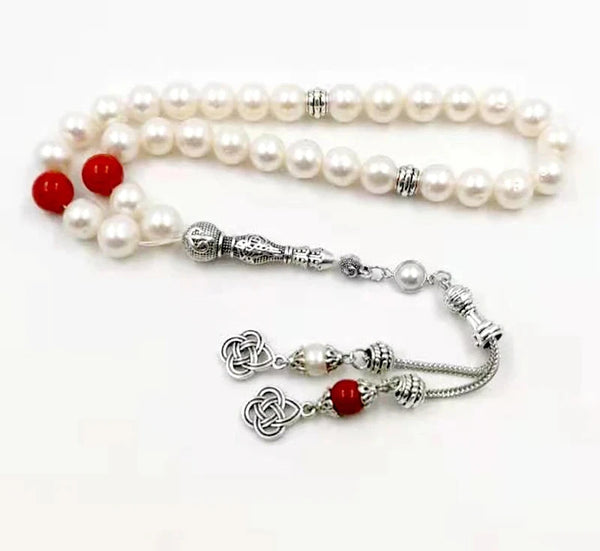 White Pearl Prayer Beads-ToShay.org