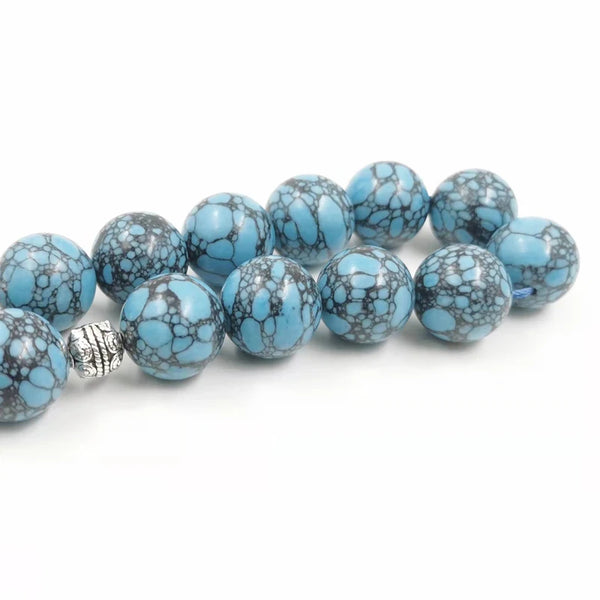 Blue Turquoise Prayer Beads-ToShay.org