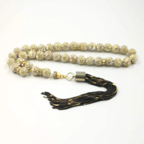 Gold Crystal Prayer Beads-ToShay.org