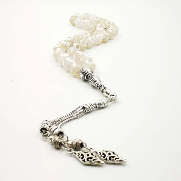 White Eyes Agate Prayer Beads-ToShay.org