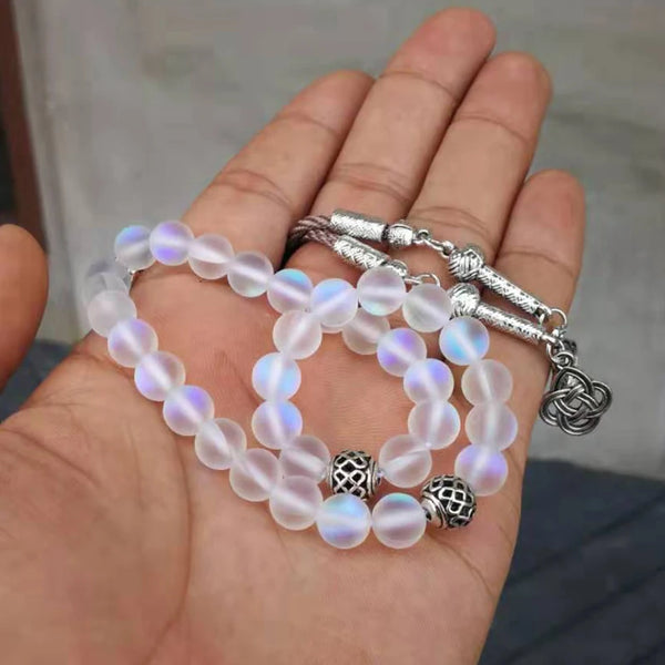 Clear Crystal Prayer Beads-ToShay.org