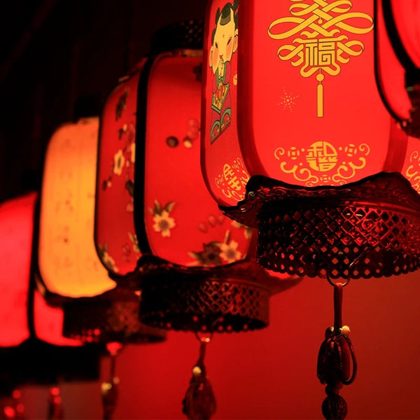 Red Blossom Light Lamp-ToShay.org