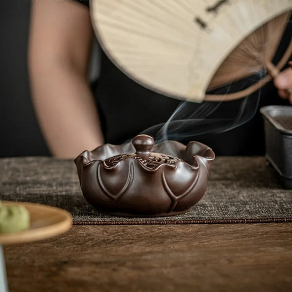 Lotus Leaf Incense Burner-ToShay.org