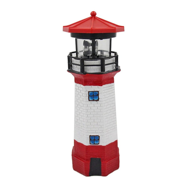 Lighthouse Rotating Solar Light-ToShay.org