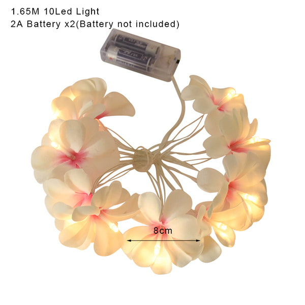 Frangipani Flower String Lights-ToShay.org