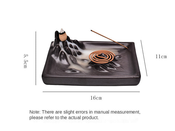 Mountain Backflow Incense Burner-ToShay.org