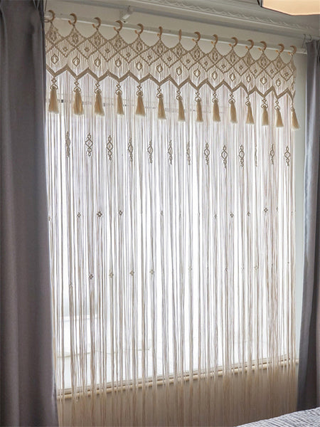 Macrame Curtain Tapestry-ToShay.org