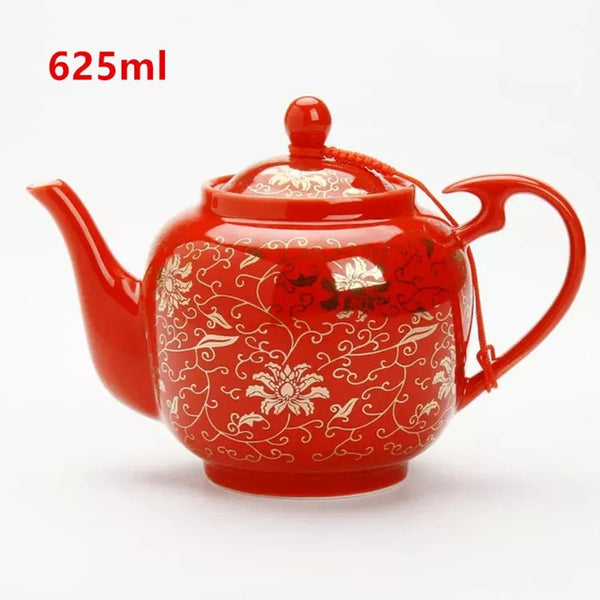 Red Gaiwan Tea Sets-ToShay.org