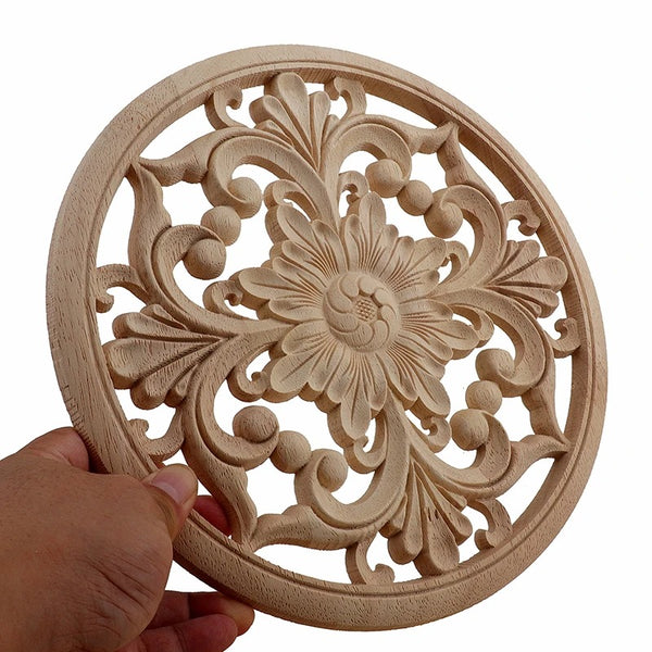 Wood Carved Flower Panel-ToShay.org