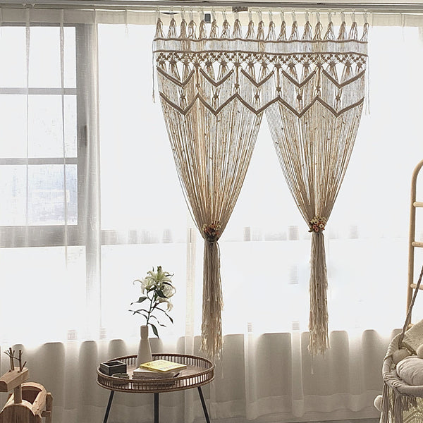 Macrame Curtain Tapestry-ToShay.org