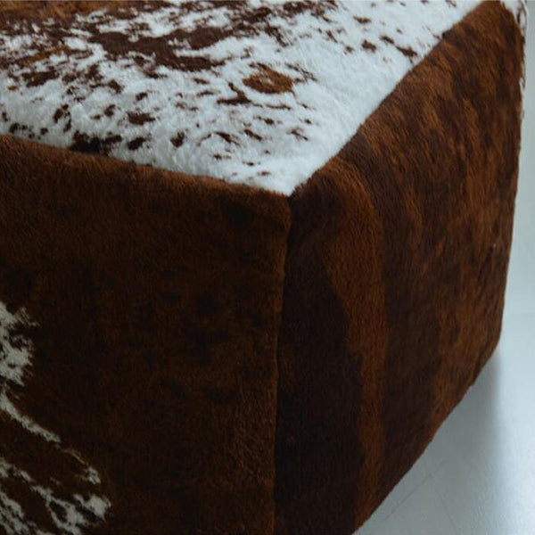 Cowhide Footstool Cover-ToShay.org