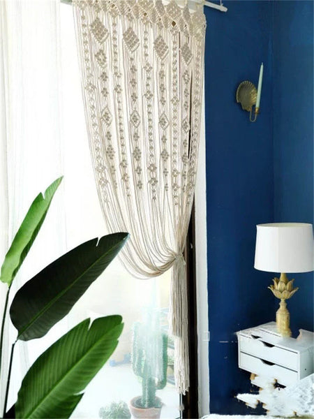 Macrame Curtain Tapestry-ToShay.org