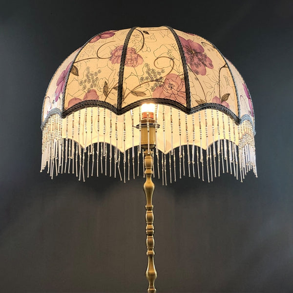 Beaded Tassel Lampshade-ToShay.org