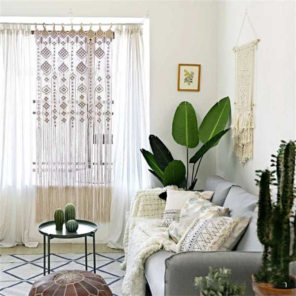 Macrame Curtain Tapestry-ToShay.org