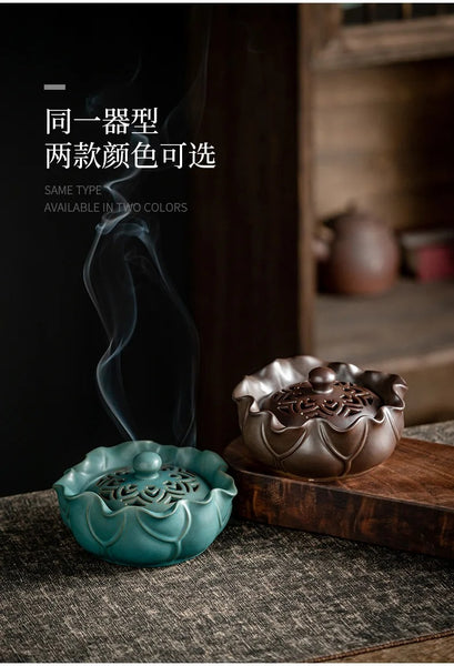 Lotus Leaf Incense Burner-ToShay.org