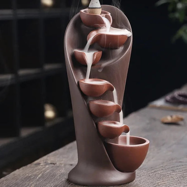 Waterfall Incense Burner-ToShay.org