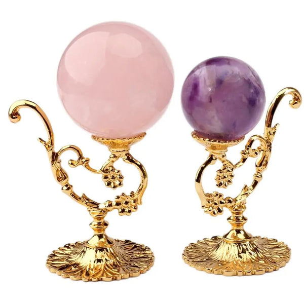 Gold Crystal Ball Stand-ToShay.org