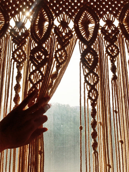 Macrame Curtain Tapestry-ToShay.org