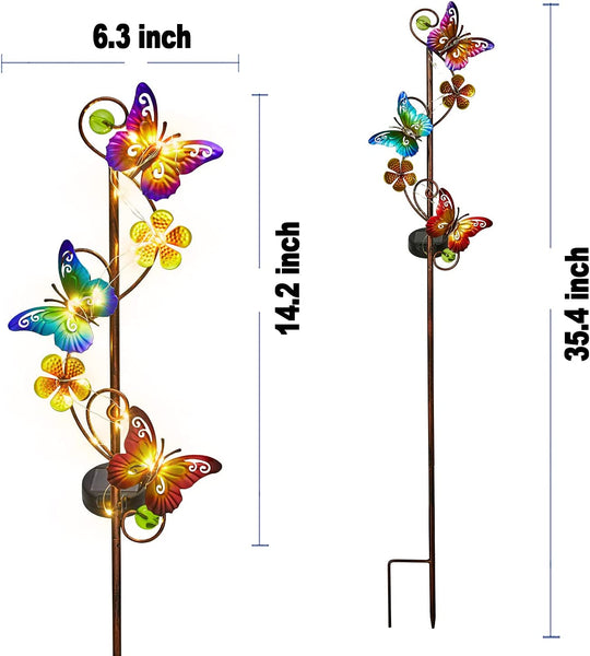 Butterfly Solar Stake Lights-ToShay.org