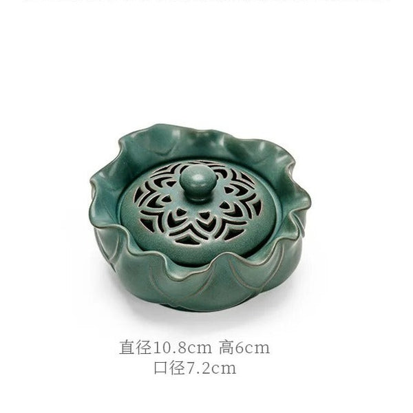 Lotus Leaf Incense Burner-ToShay.org