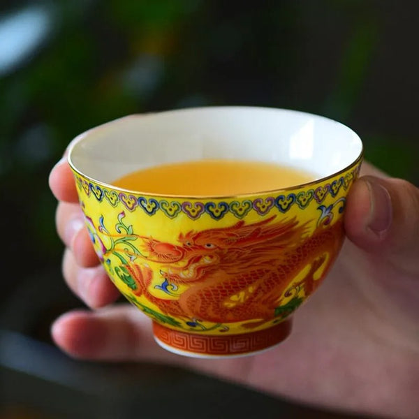 Glazed Porcelain Teacup-ToShay.org