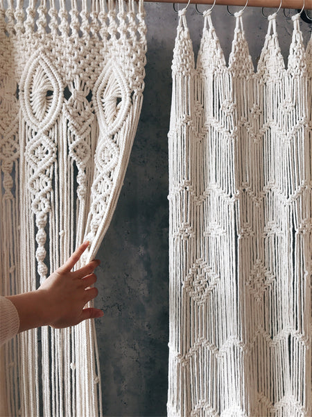 Macrame Curtain Tapestry-ToShay.org