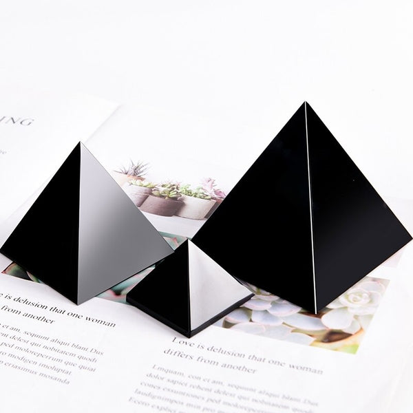 Black Obsidian Pyramid-ToShay.org