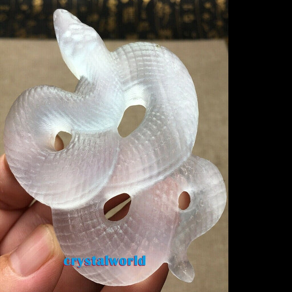 White Selenite Snake-ToShay.org